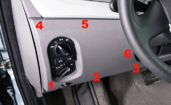 Руководство по замене блока предохранителей на Lada Granta, расшифровка